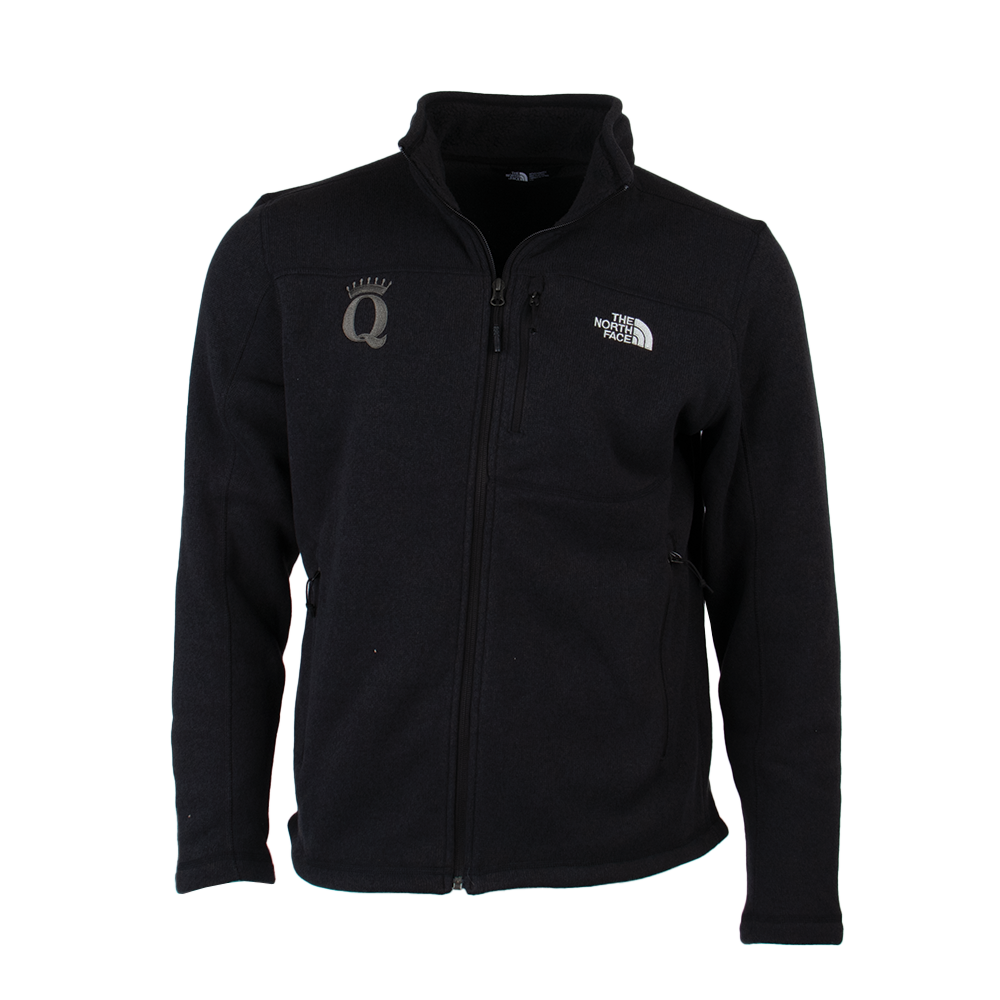 QFC-314 | Men's North Face Sweater Fleece Jacket- Black Heather