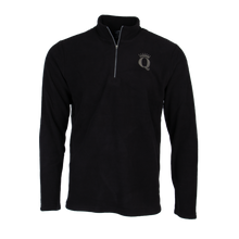 Load image into Gallery viewer, QFC-303 | Men&#39;s Freeport Microfleece pullover- Black/Grey
